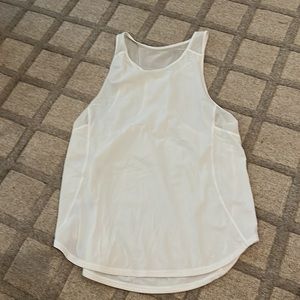 Lululemon White tank.